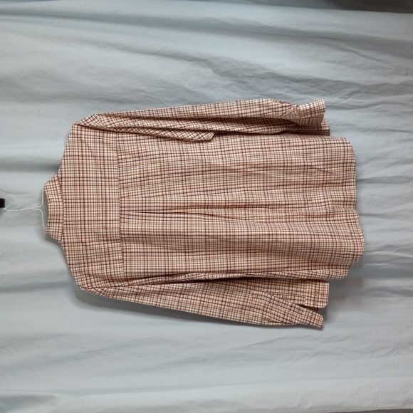 Haggar XL Plaid Long Sleeve Button Front Shirt Mens - Picture 9 of 13